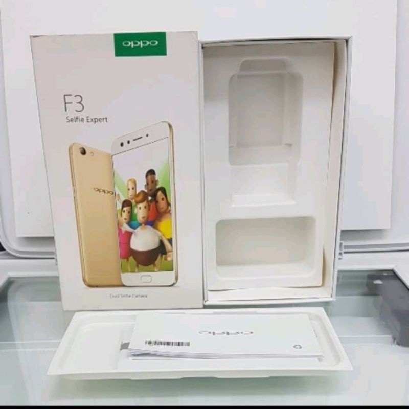 DUS BOX OPPO F3 ORIGINAL