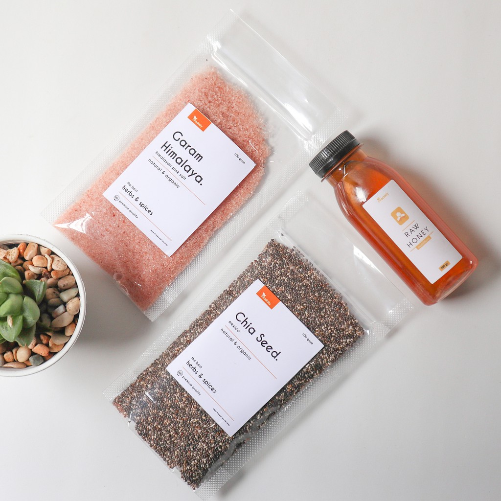 

PAKET CHIA SEED MEXICO + GARAM HIMALAYA JSR + MADU MURNI SUPERFOOD chiaseed