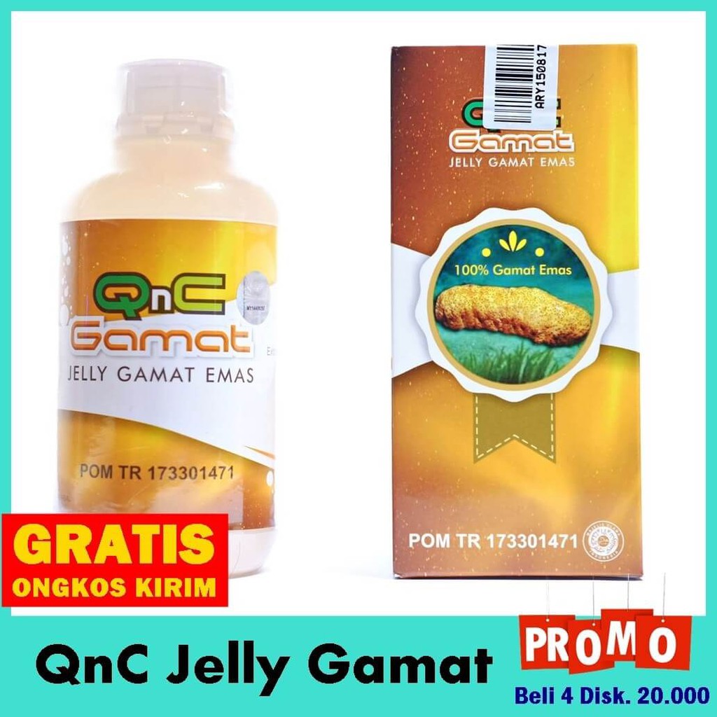 Obat Batuk Disertai Sakit Di Dada 100 Alami Qnc Jelly Gamat Shopee Indonesia