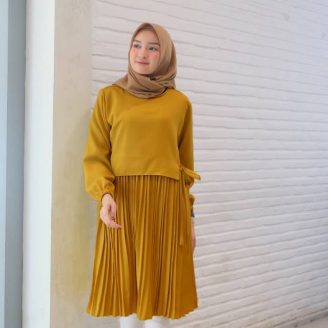 TUNIK INES/ INESSA prisket remple/TERLARIS/ PROMO/BEST SELLER  QUALITY/