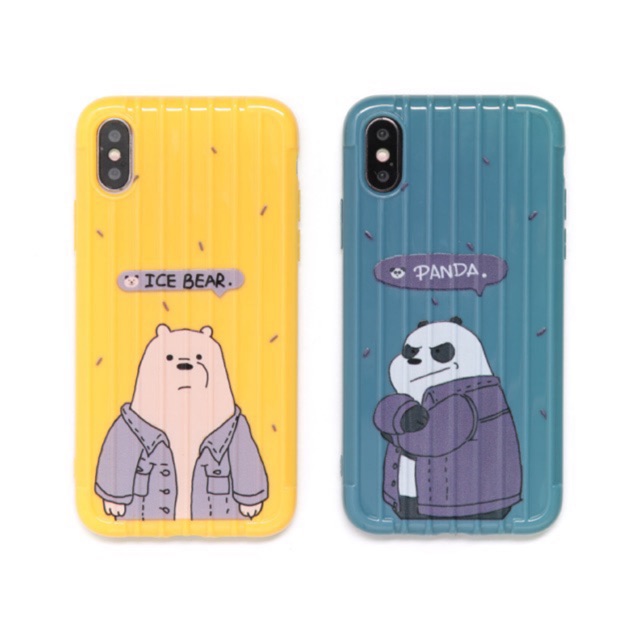 Bears Trunk Case For IPHONE REALME VIVO XIAOMI OPPO A1K F11 F9 K3 A3s A5s A7 Y91 Y93 Y95