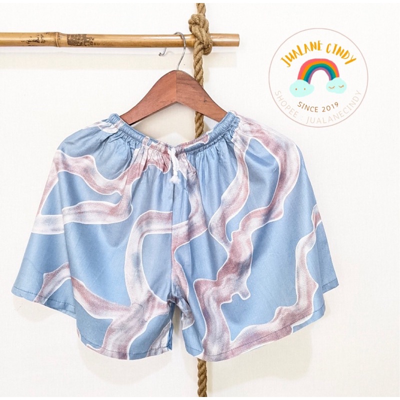 celana pendek vanessa / celana vanessa wear / celana rumah motif vanessa