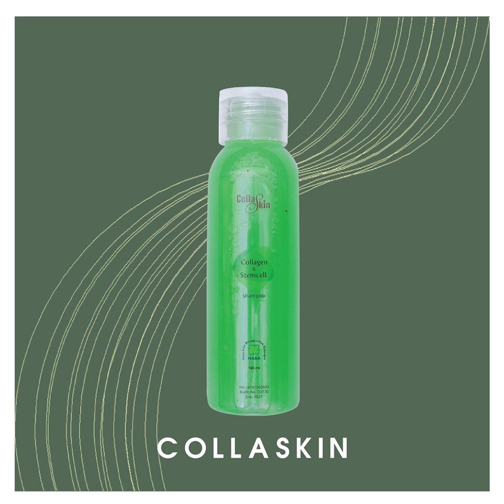 COLLAGEN SHAMPO STEMCELL APEL ( Cosham ) sampo rambut lebat shampoo rambut panjang cepat / Terlaris