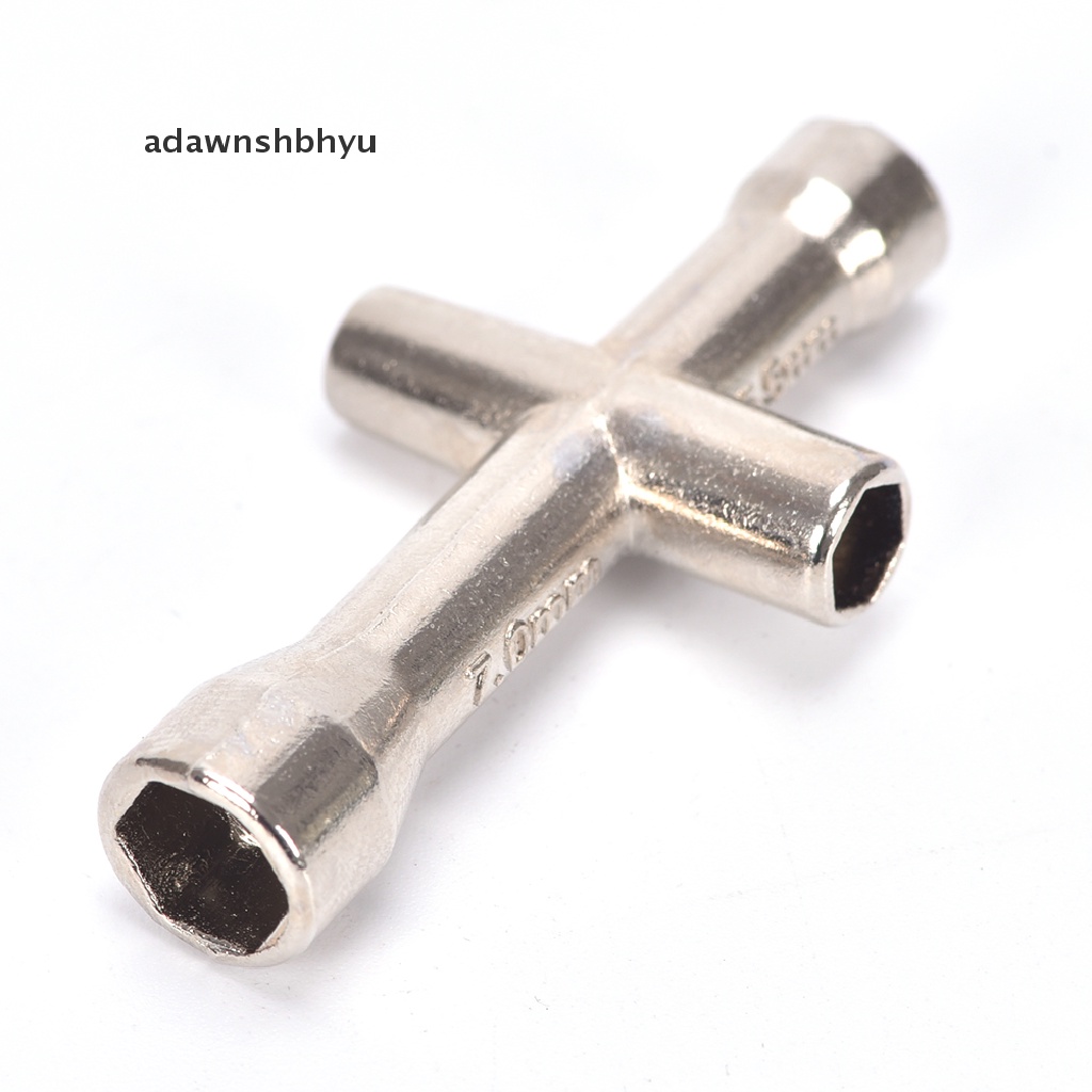 Adawnshbhyu Cross Wrench Alat Pemeliharaan Lengan HEX M2/M2.5/M3 /M4 Untuk Robot HSP RC