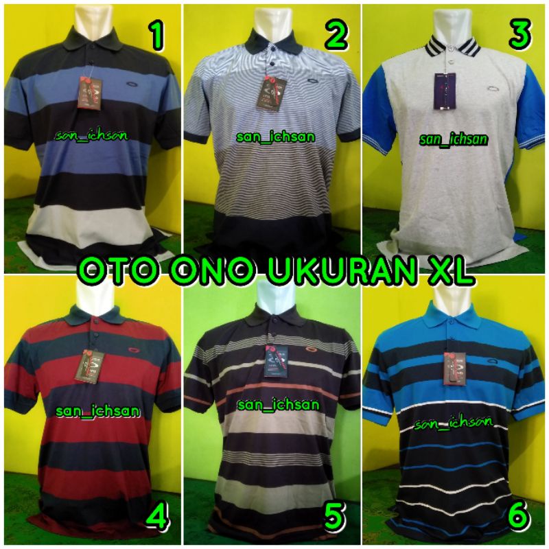 KAOS KERAH OTO ONO ORIGINAL OTXL