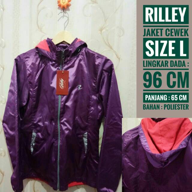 Jaket rilley/ jaket wanita / jaket cewek /jaket poliester