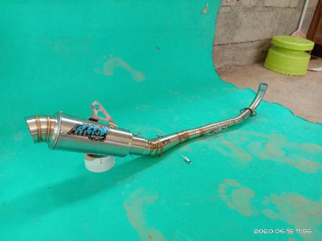 KNALPOT DOS BEBEK NETRAL VEGA JUPITER Z KHARISMA SUPRA C70 SHOGUN