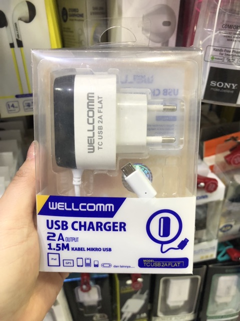 Wellcomm Usb Charger 2.A Original product