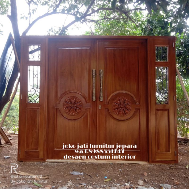 pintu rumah minimalis mewah jendela tralis besi