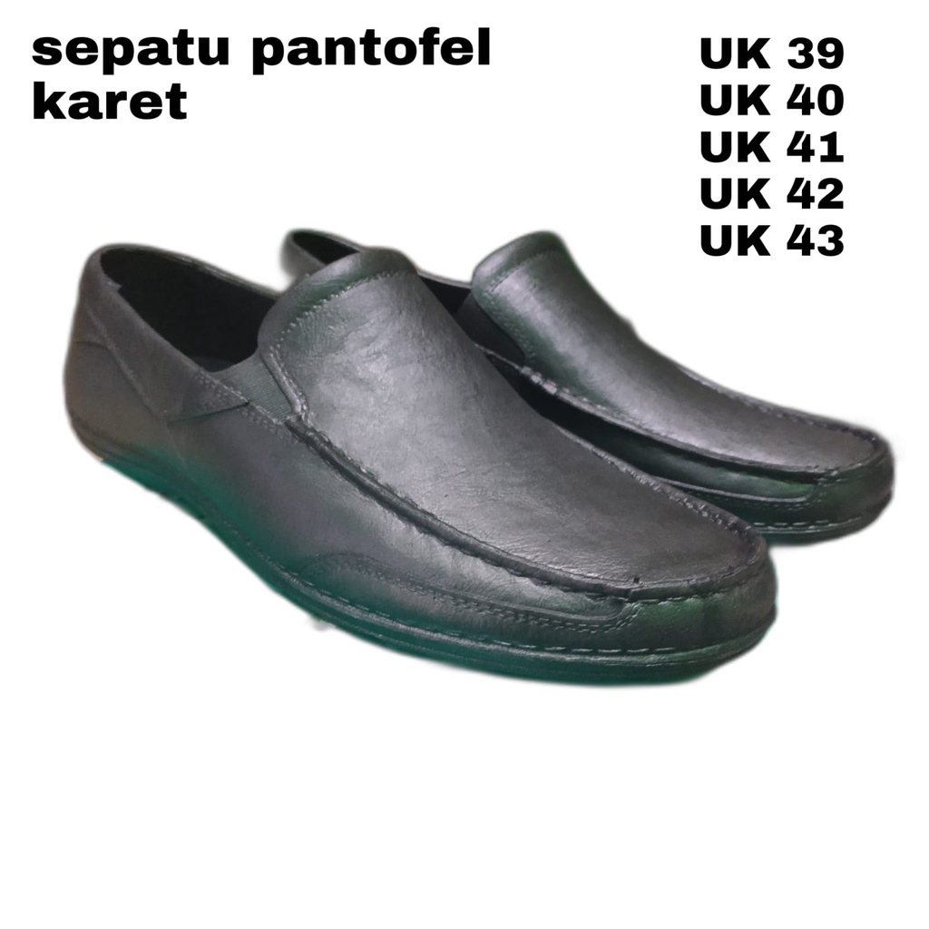 sepatu karet pantofel pria