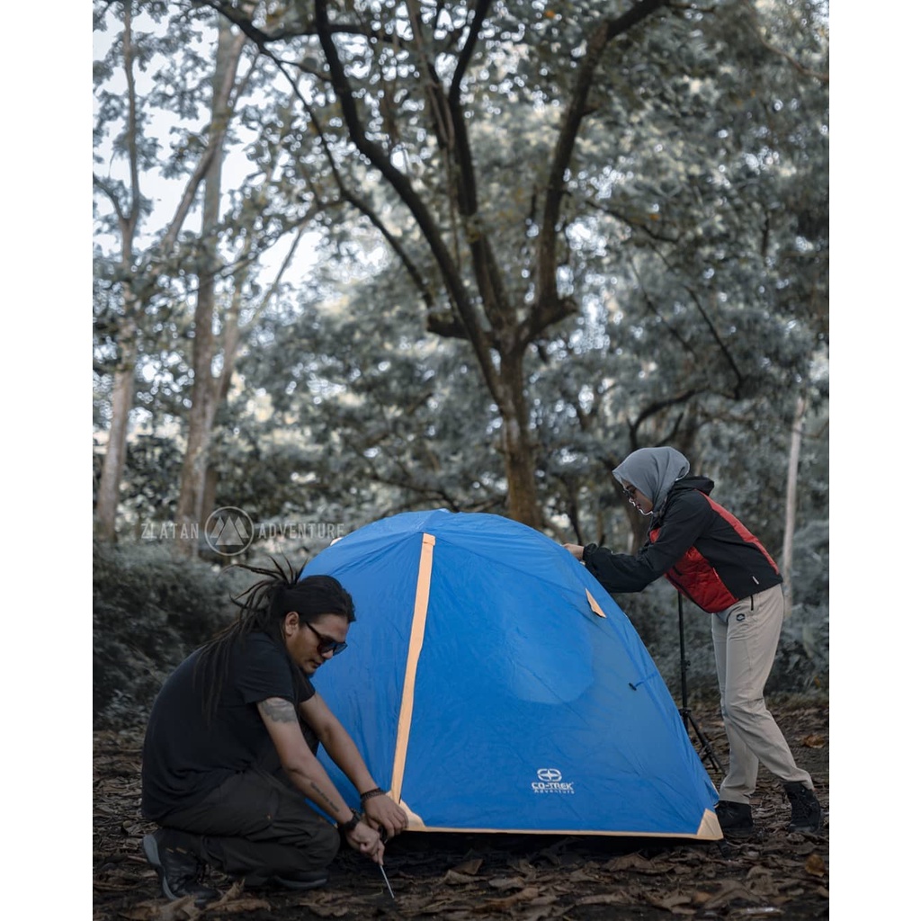 Tenda Camping / Tenda Outdoor Co-trek Drake Double Layer Kapasitas 3-4 Orang