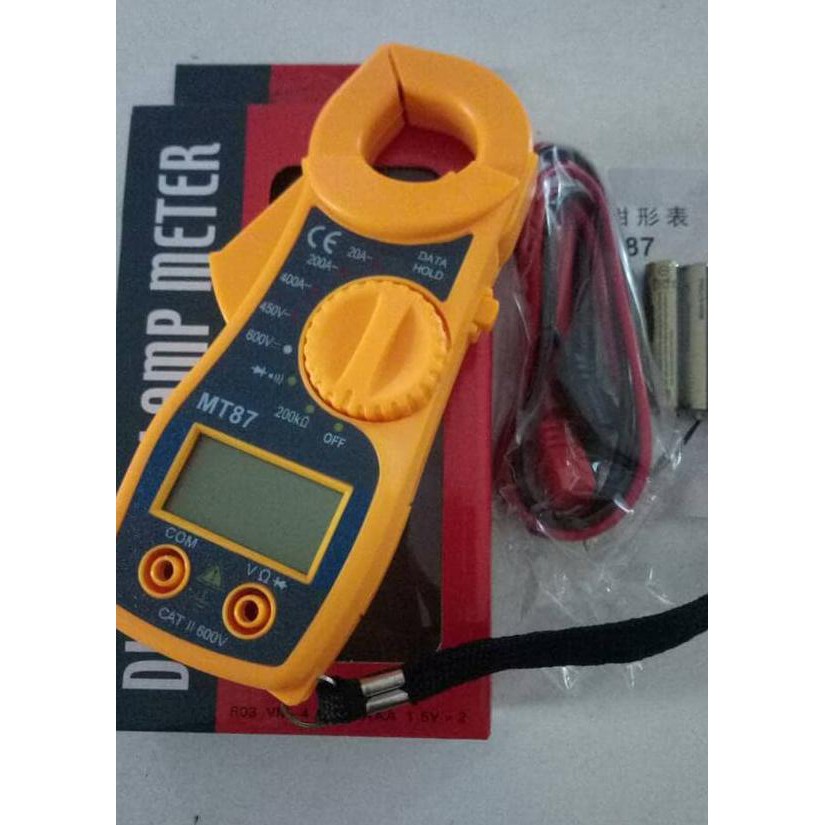 Digital Clamp Ampere / Tang Ampere Mini - Murah Bagus - MT87