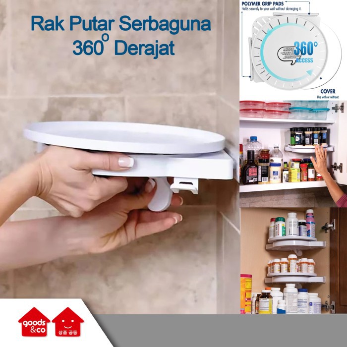 Rak Sudut Putar Sarbaguna Rotary Shelf