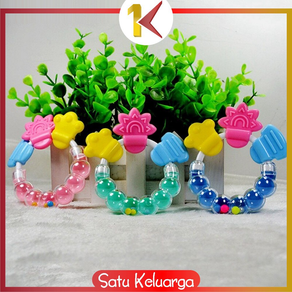 SK-M71 Mainan Rattle Genggam Kerincingan Bayi / Gigitan Bayi / Empeng Teether Bayi Baby Toys Image 4