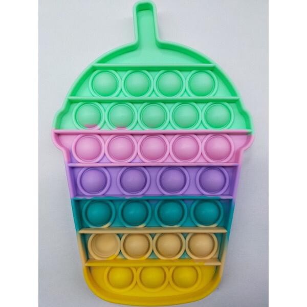 Pop It Rainbow Unicorn Fidget Toy Langka Murah Berkualitas Unik Mainan Edukasi Edukatif Free Gundu-cocacola