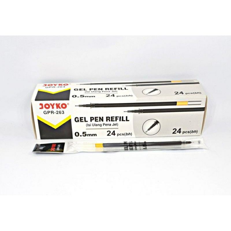 

REFIL/ ISI ULANG PULPEN MERK JOYKO KETEBALAN 0.5 1pack isi 24pcs