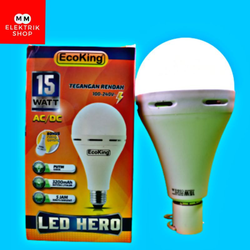 Lampu Magig Led Nyala Setiap Saat ECO KING 15 Watt ECO KING