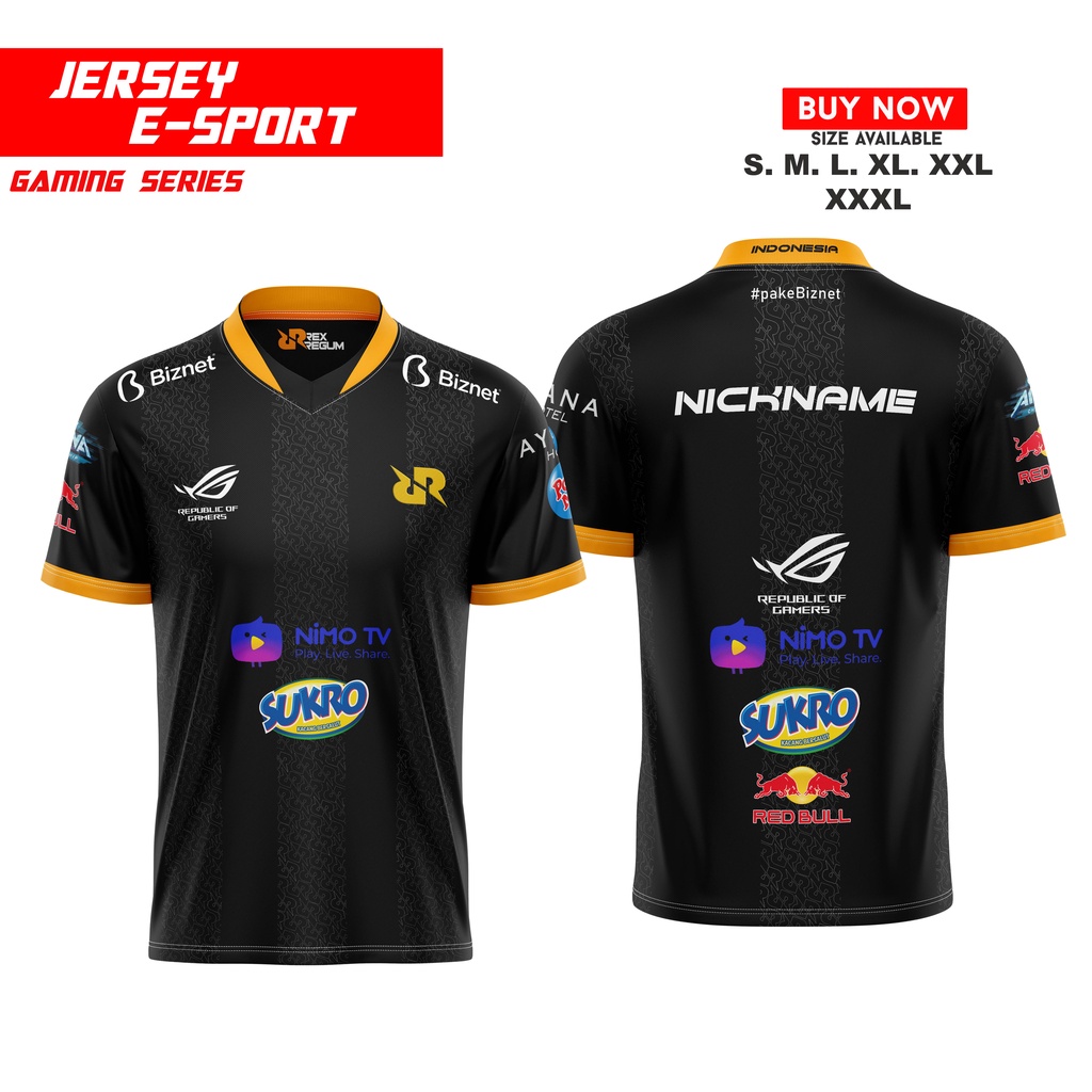 Jersey Esport RRQ 2020 FREE NICKNAME