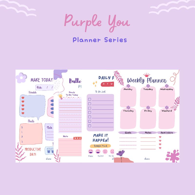 

PURPLE YOU PLANNER SERIES KERTAS BINDER
