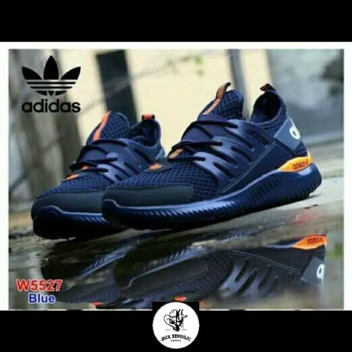 SEPATU SNEAKERS ADIDAS ALPHABOUNCE 3.0 PREMIUM IMPORT - Biru