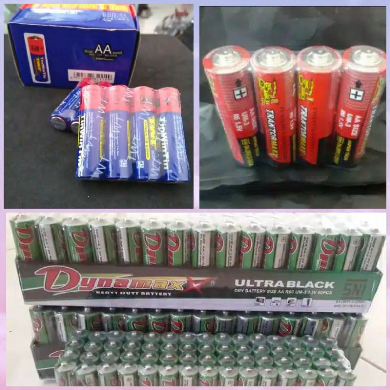 baterai aa / baterai murah / traktor / dynamax / TWT MERAH