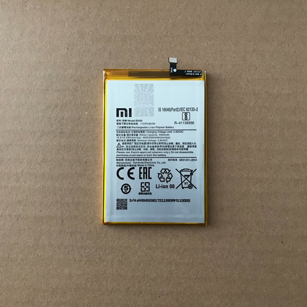 Baterai Redmi 9C - Redmi 9A - BN56 4900mAh