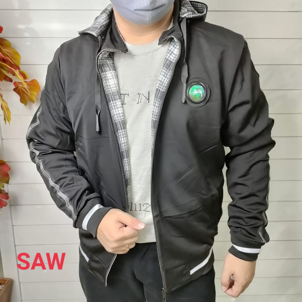 gof IMPORT JAKET SAW 8826 Pakaian Pria Outerwear Jaket Original Lengan Panjang Santai Masa Kini