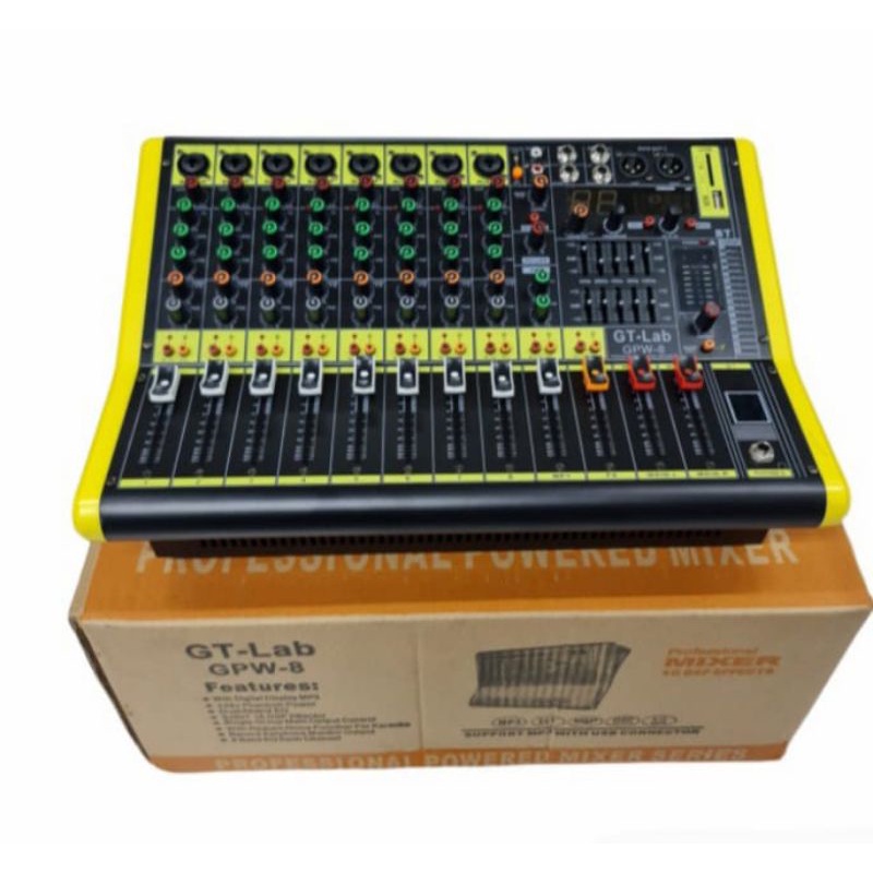 Power Mixer 8 Channel GT-LAB BY RDW GPW8 Original
