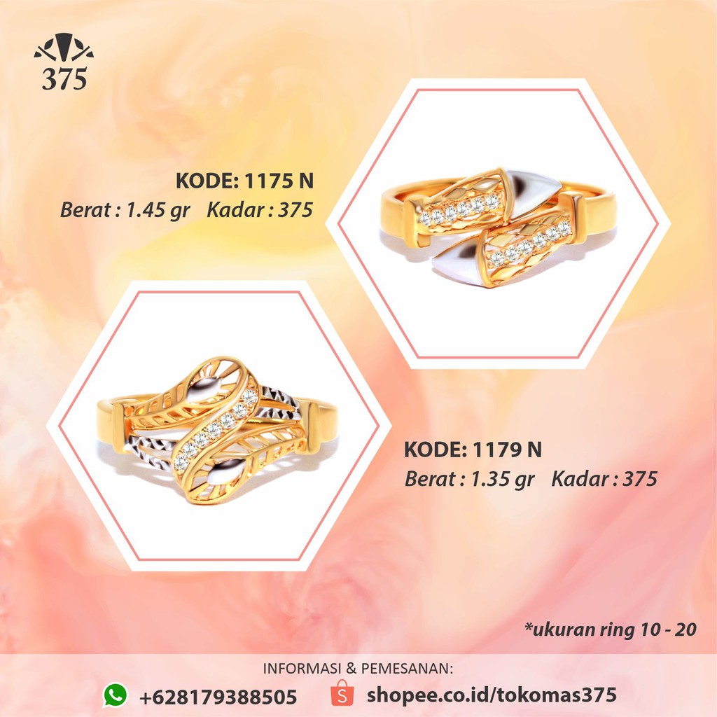 TM375 CINCIN EMAS ASLI