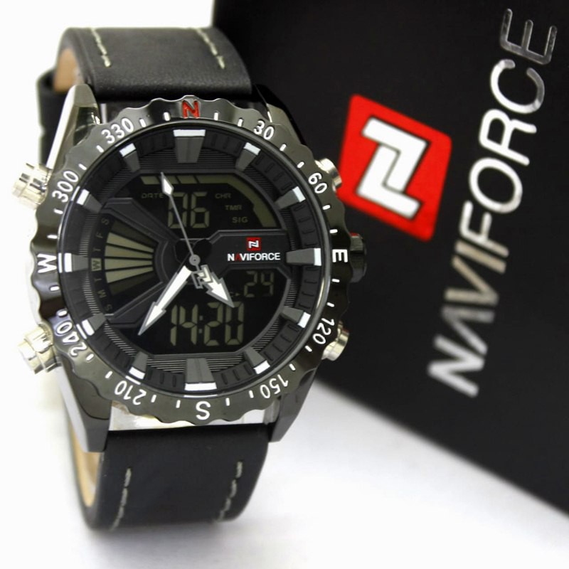 Jual Naviforce Original Doubletime NF9136M | Anti Air | Water Resist ...