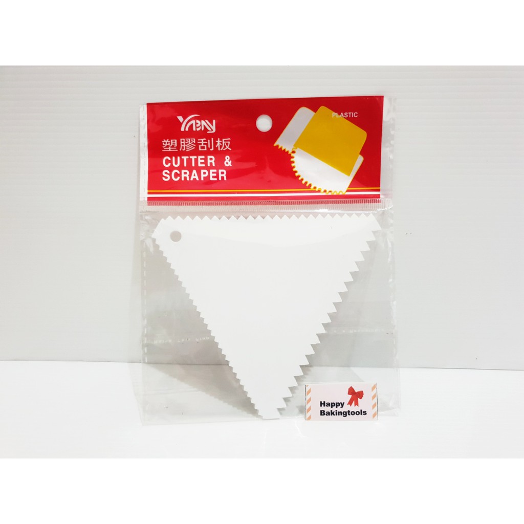 Scraper kue segitiga bergerigi import, scraper kue ulang tahun