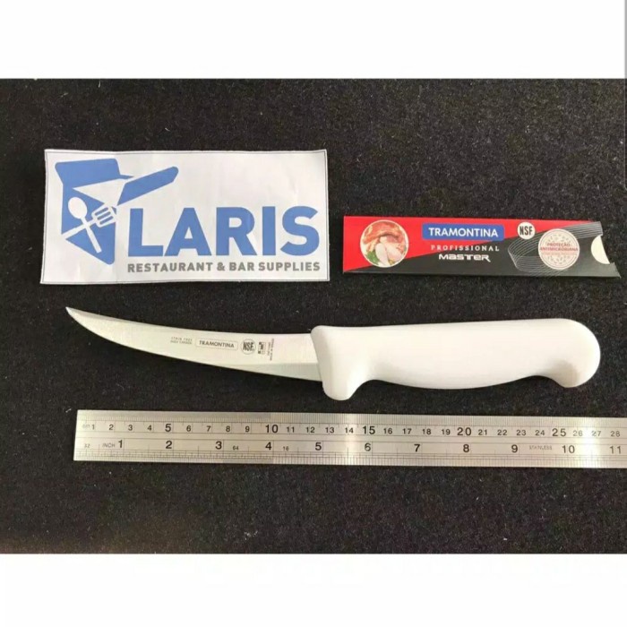 Pisau Seset Kulit - Ori Pisau Boning Tramontina 5" / Pisau Seset Pisau Tulang / Boning L -