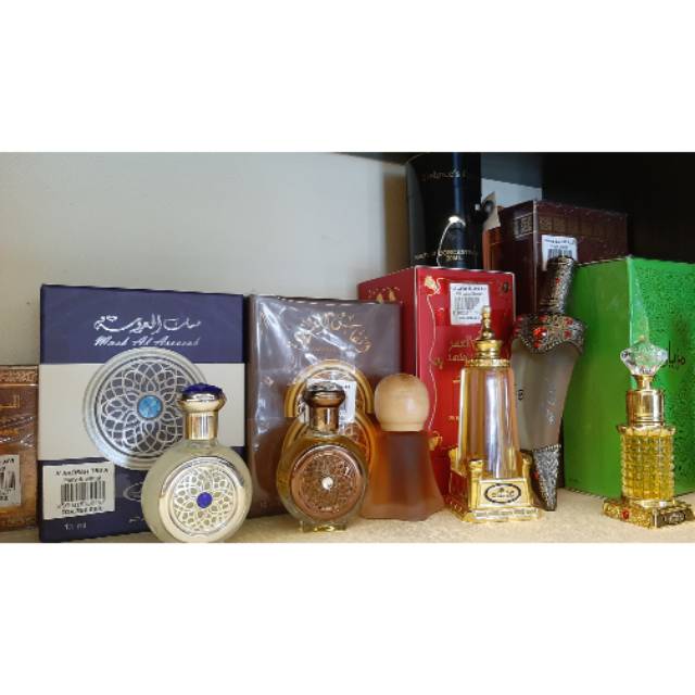 Minyak Wangi Mizyan ,Sultan,Ator khanjar ,lailatul amar ,Makhlat kayu ,Anfas al oud ,musk al aroosah