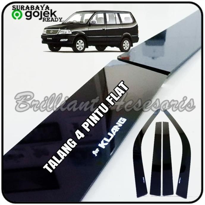 Talang Air 4 Pintu Hitam Slim FLAT - Kijang New / Kapsul / LGX