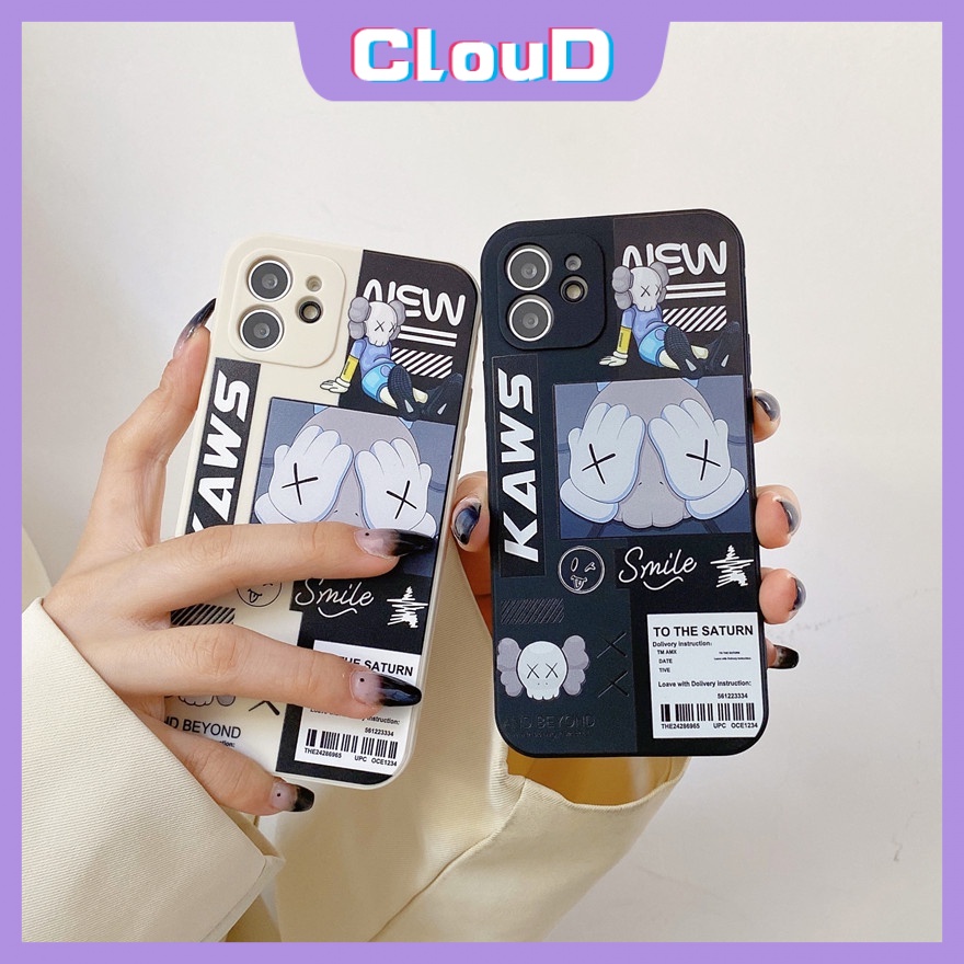 Soft Case Tpu Motif Kaws Untuk Infinix Note 8 Smart 6 5 Hot 9 10 Play 10T 10S 11 11s