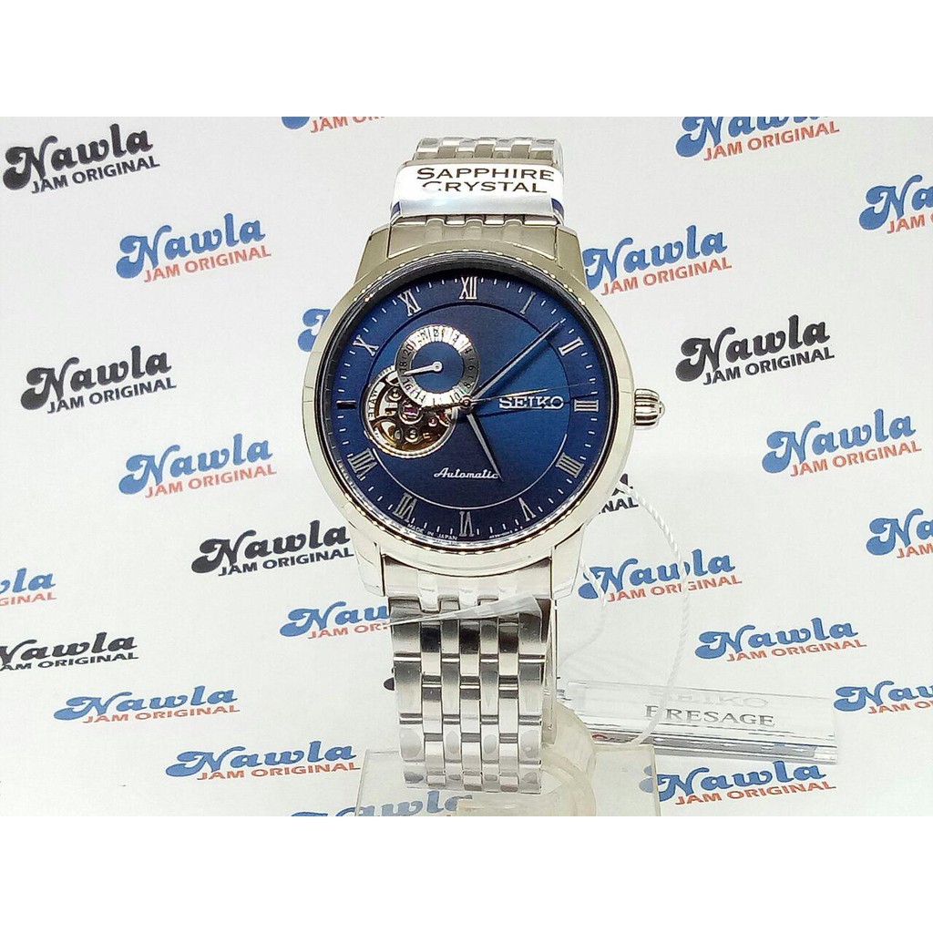 Seiko Presage SSA269J1 Sapphire Blue Open Heart - Jam Tangan Pria SSA269