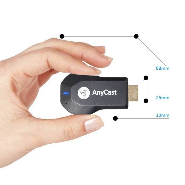 ORIGINAL-Anycast HDMI Dongle TV Wireless USB Receiver Bluetooth HP Sambungan TV WiFi High Quality