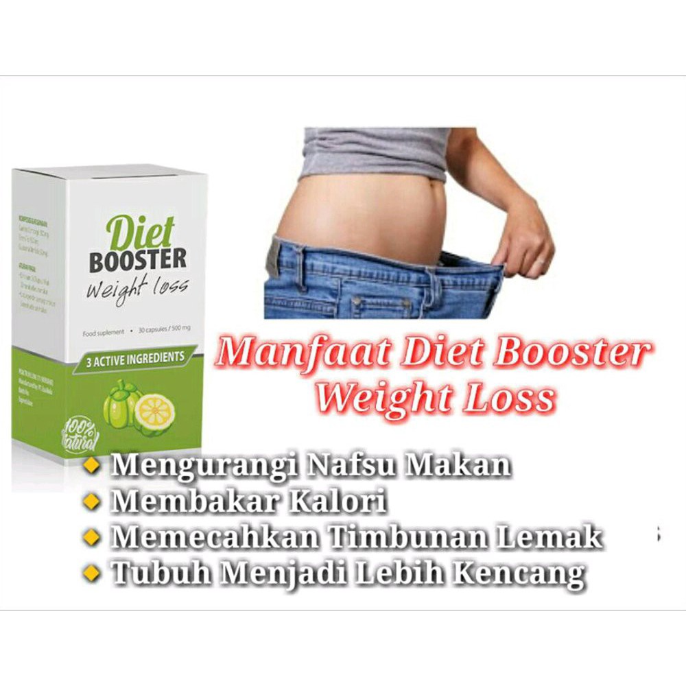 GROSIR DIET BOOSTER WEIGHT LOSS - SUPLEMEN PELANGSING TUBUH - DIET AMPUH - COD