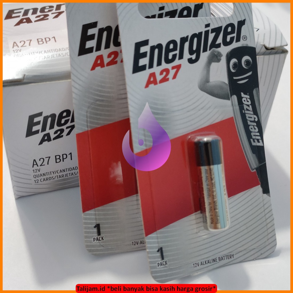 Asli Battery Baterai Energizer 27A A27 A 27 12V Original