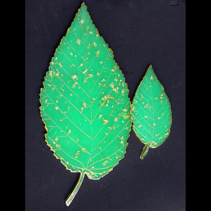 SIY  Large Leaf Tray Coaster Molds Silicone Leaves Coasters Bowl Mat Resin Casting Molds Maple Leaf Silicone Molds Craft