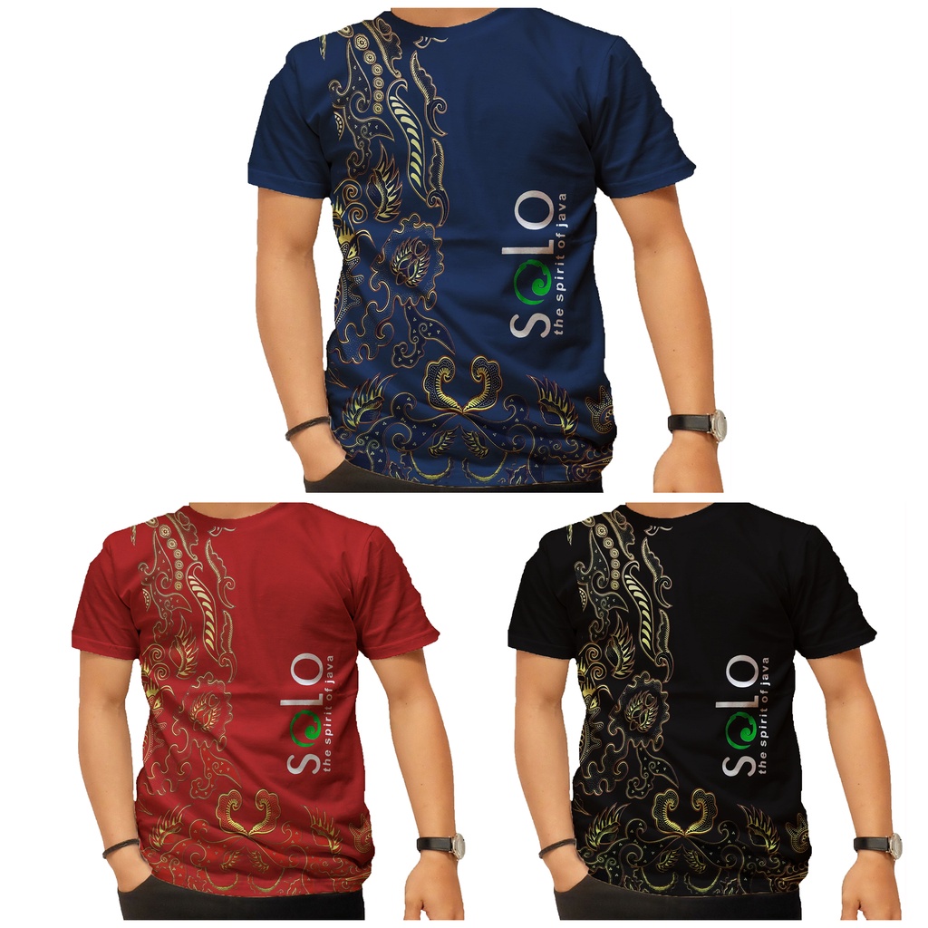 Kaos batik murah grosir solo | oblong | kaos wisata | kaos oleh2 | kaos polos | batik daun