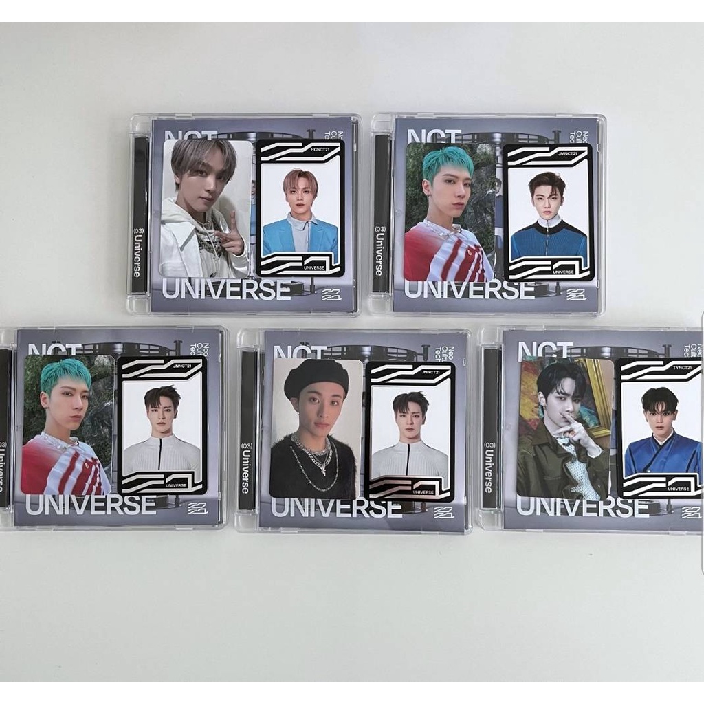 NCT Universe Jewel Case Unsealed Fullset (Jeno, Jaemin, Taeyong, Kun, Ten)