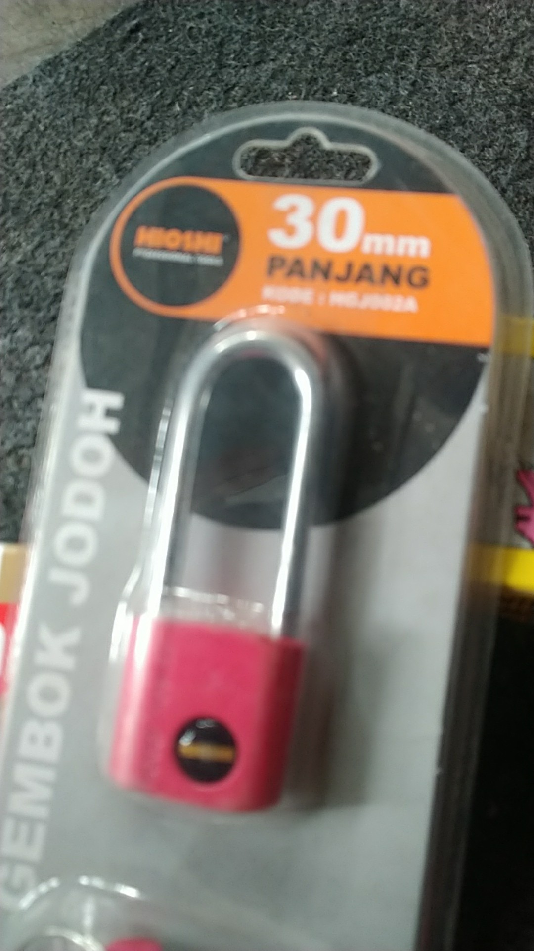 Ctr Hioshi Hiosi Gembok 30 Mm Leher Panjang / Gembok Pagar / Gembok Rumah