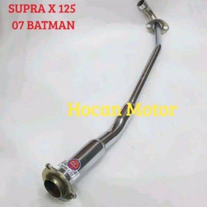 LEHER LEHERAN KNALPOT SUPRA X 125 BATMAN ATAU LAMA PIPA KENALPOT
