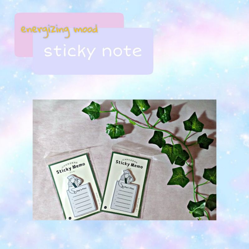 

Sticky Memo Day's Plan Karakter untuk sekolah/agenda/perkantoran dll