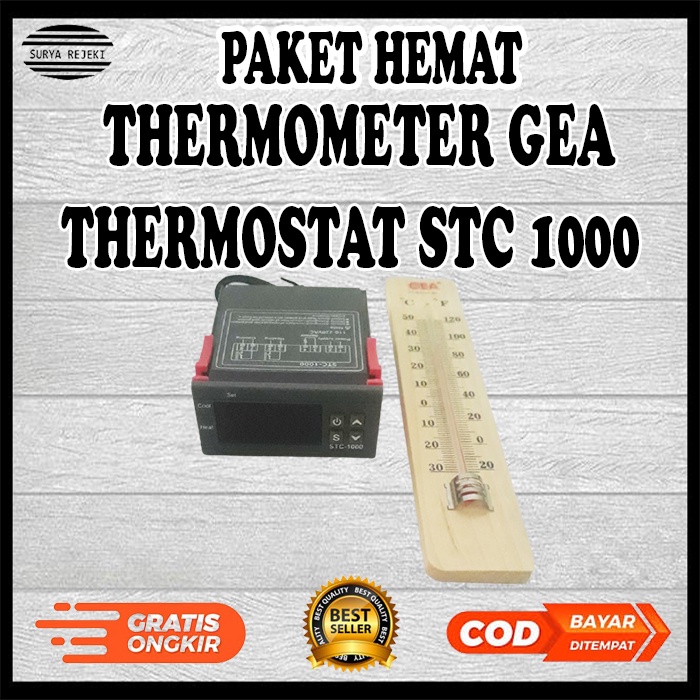 Paket termostat dan thermometer kayu mesin tetas telur full otomatis / mesin penetas telur otomatis