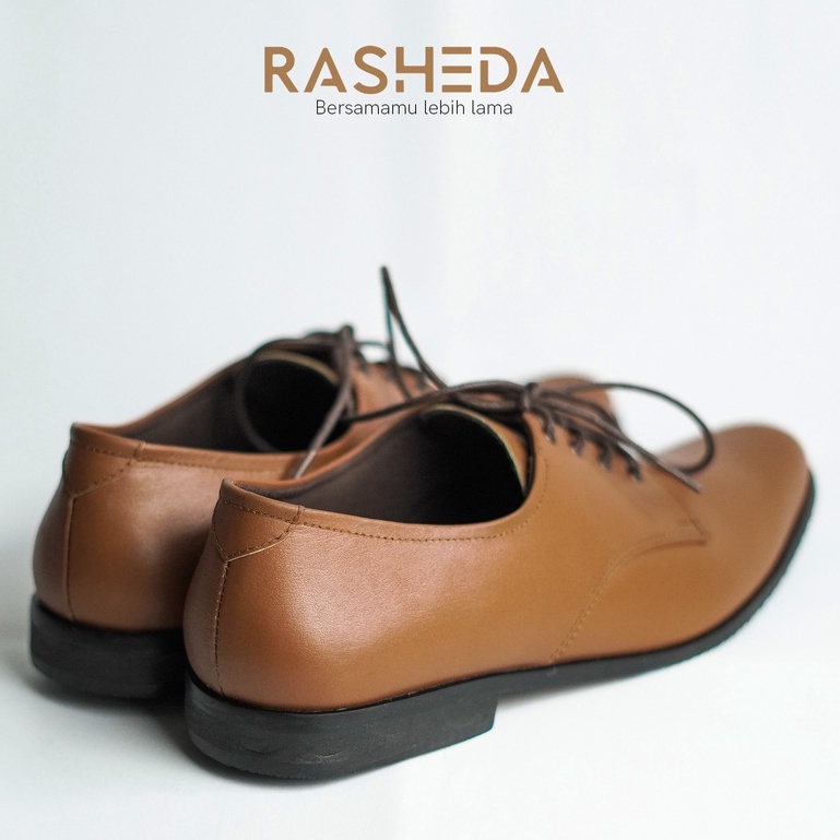 Sepatu Pantofel Pria Kulit Asli Rasheda Series SLN Formal BIg Size
