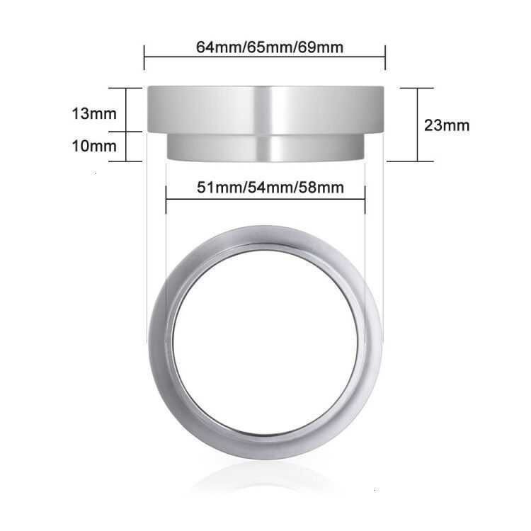 Best Seller ! Dalinwell Dosing Ring Espresso Tamper Aluminium 58mm - YXA044