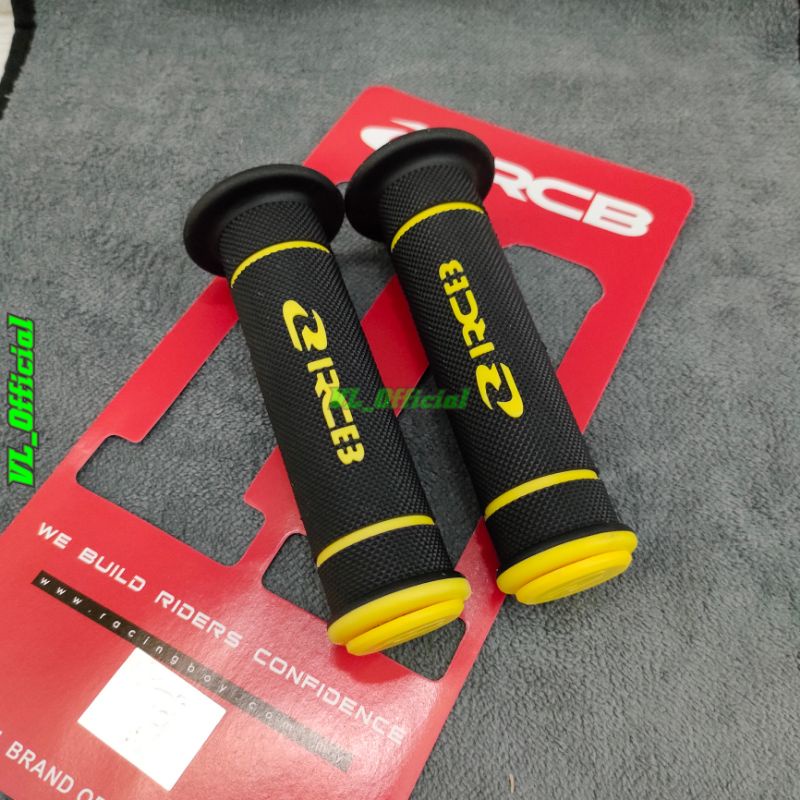 Handgrip sarung gas rcb original hg 55 66 grip rcb racing boy original handfat rcb warna merah biru kuning hitam grey