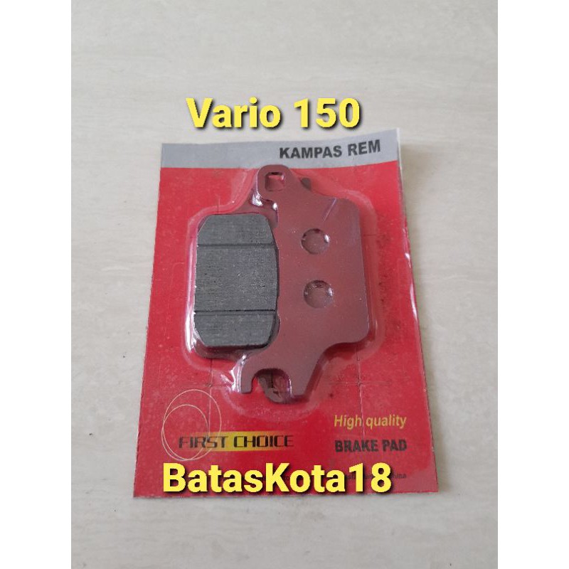 Kampas Rem Depan Disc Pad Depan Vario 150 LED